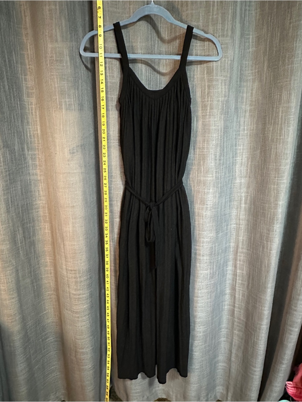 Classic Black Sleeveless Maxi Dress